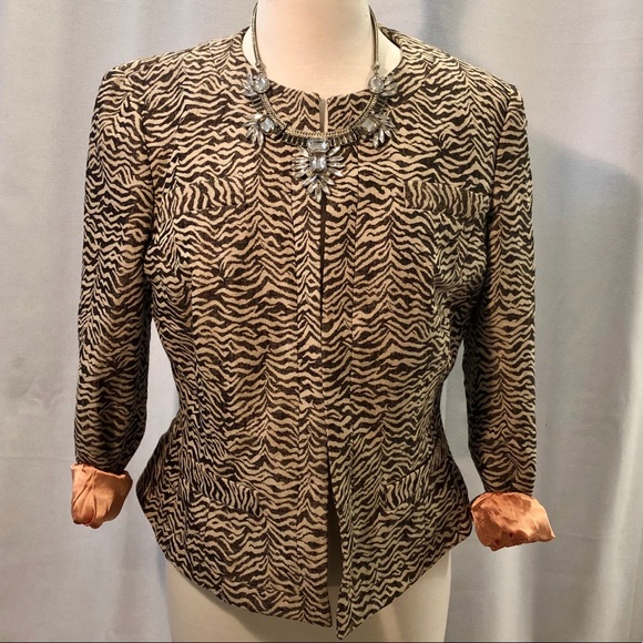 Zebra Print Blazer - Picture 2 of 3